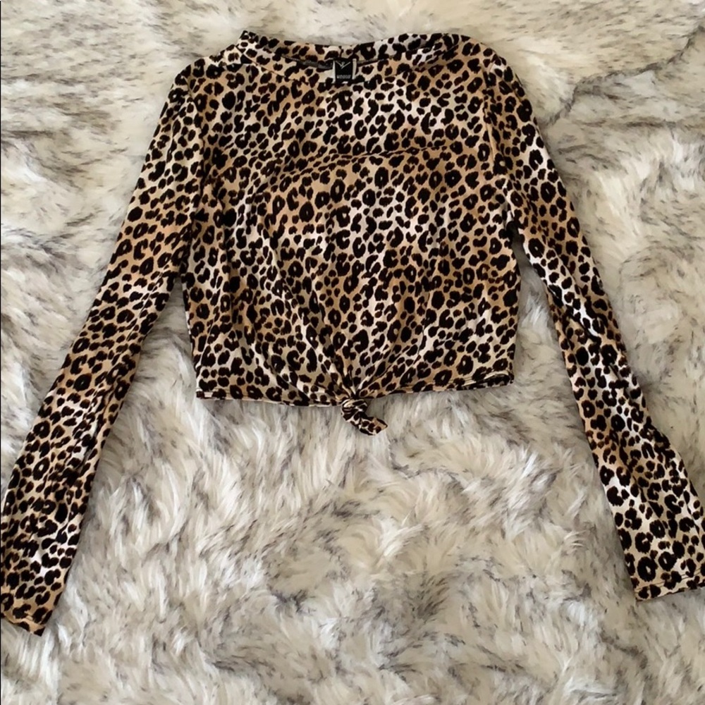 Cheetah Crop Top - Picture 1 of 4